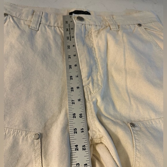 Banana Republic Pants Men's Straight Carpenter Painter Ecru 34X32 - Picture 11 of 13